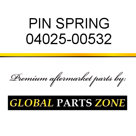 PIN, SPRING 04025-00532