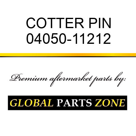 COTTER PIN 04050-11212