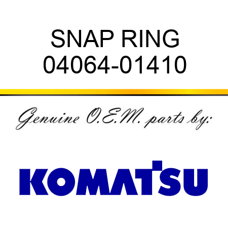 SNAP RING 04064-01410