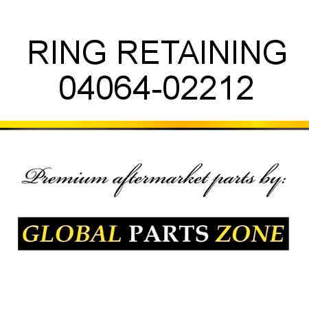 RING, RETAINING 04064-02212