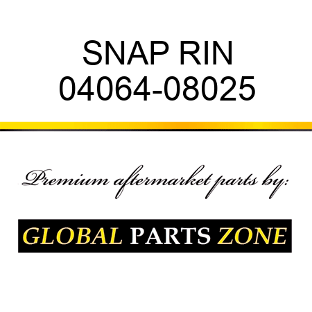 SNAP RIN 04064-08025