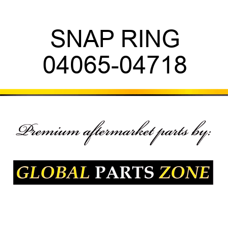SNAP RING 04065-04718