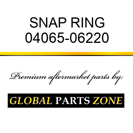 SNAP RING 04065-06220