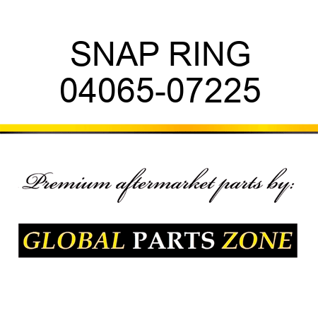 SNAP RING 04065-07225
