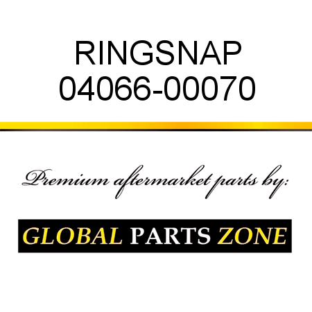 RING,SNAP 04066-00070