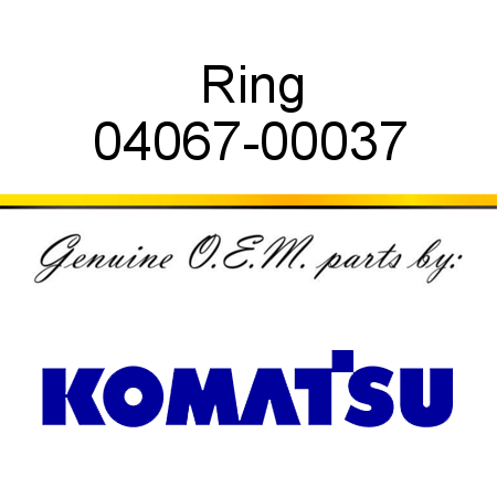 Ring 04067-00037