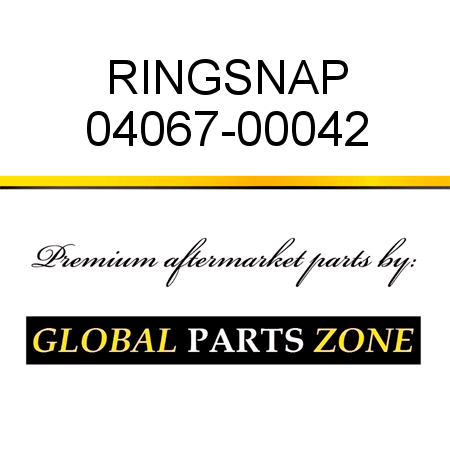 RING,SNAP 04067-00042