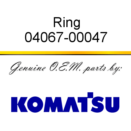 Ring 04067-00047