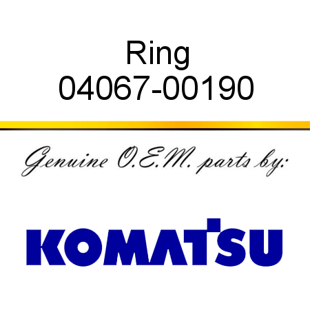 Ring 04067-00190