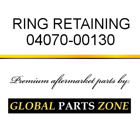 RING, RETAINING 04070-00130