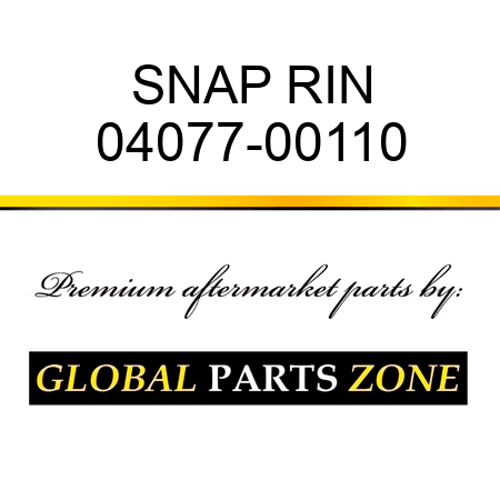 SNAP RIN 04077-00110