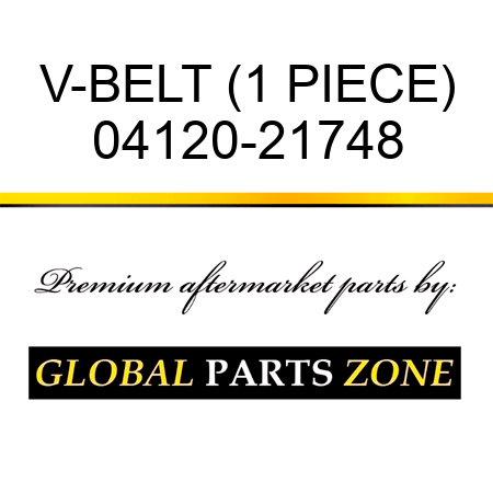 V-BELT (1 PIECE) 04120-21748