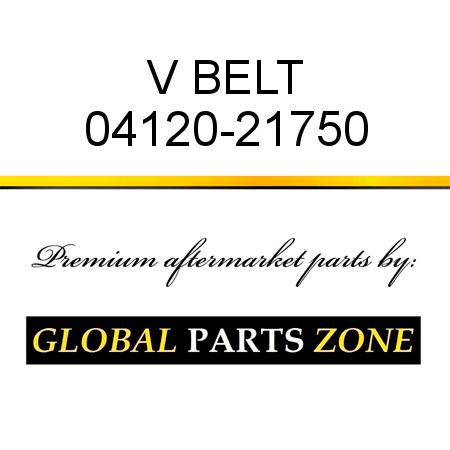 V BELT 04120-21750