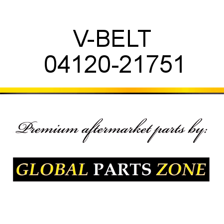 V-BELT 04120-21751