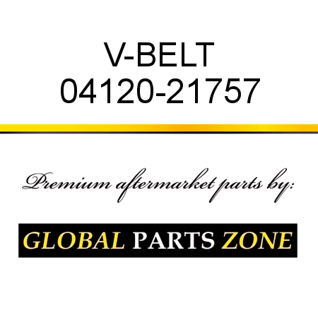 V-BELT 04120-21757