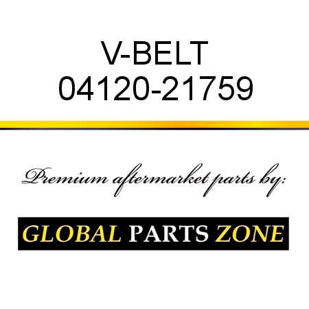 V-BELT 04120-21759