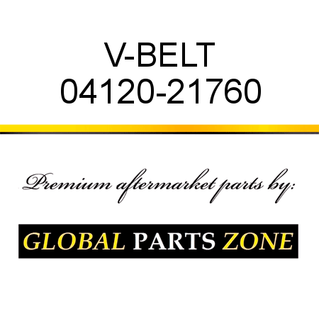 V-BELT 04120-21760