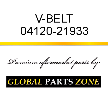 V-BELT 04120-21933