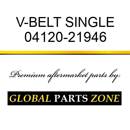 V-BELT, SINGLE 04120-21946