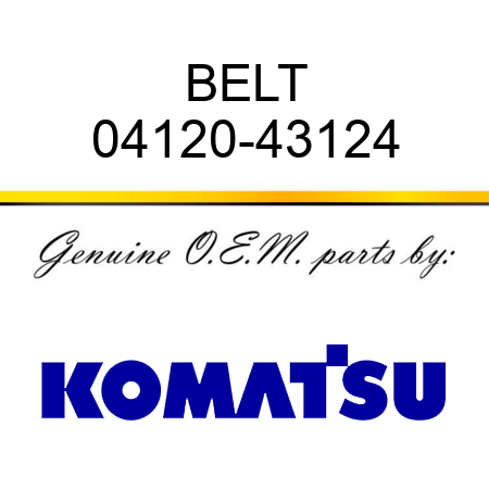 BELT 04120-43124