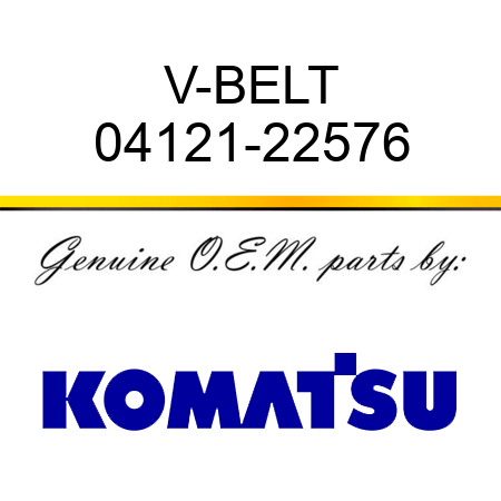 V-BELT 04121-22576