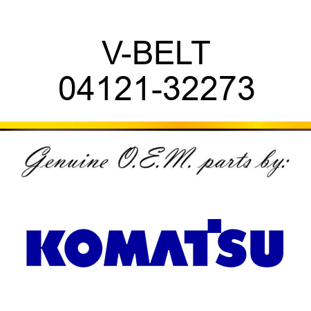 V-BELT 04121-32273