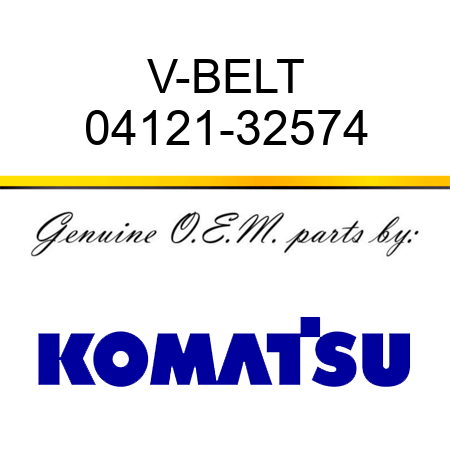 V-BELT 04121-32574