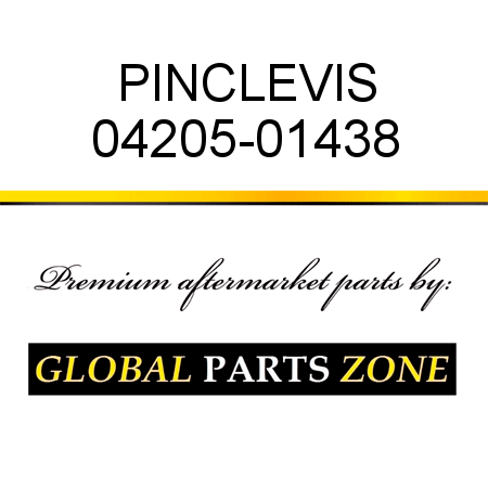 PIN,CLEVIS 04205-01438
