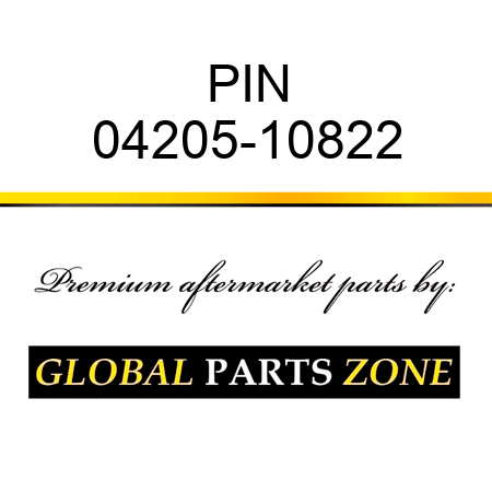 PIN 04205-10822
