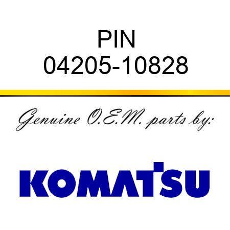 PIN 04205-10828