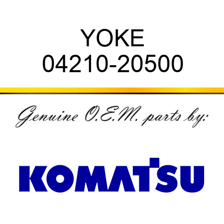 YOKE 04210-20500