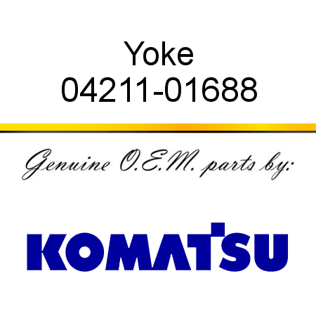 Yoke 04211-01688