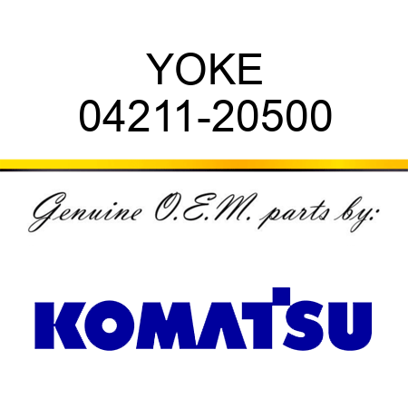 YOKE 04211-20500
