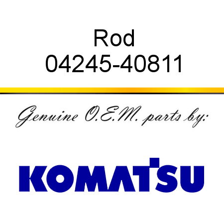 Rod 04245-40811