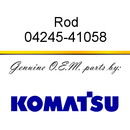 Rod 04245-41058