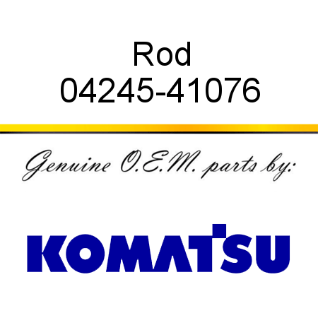 Rod 04245-41076