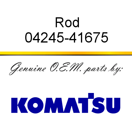 Rod 04245-41675