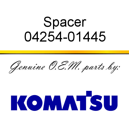 Spacer 04254-01445