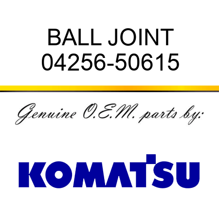 BALL JOINT 04256-50615