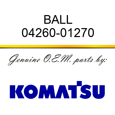 BALL 04260-01270