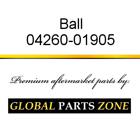 Ball 04260-01905