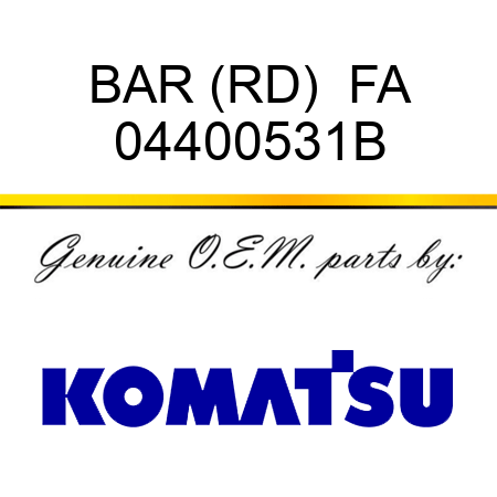 BAR (RD)  FA 04400531B