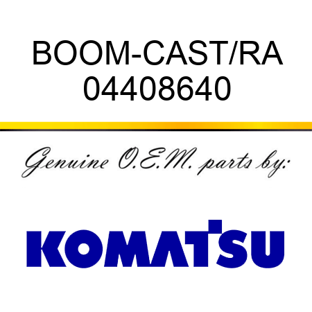 BOOM-CAST/RA 04408640