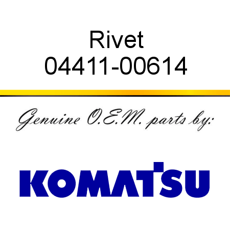 Rivet 04411-00614