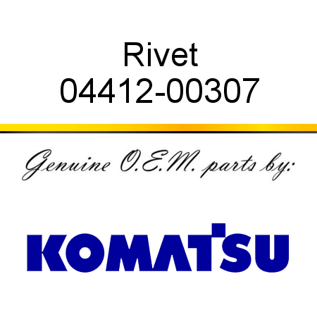 Rivet 04412-00307