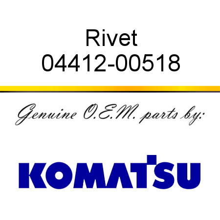 Rivet 04412-00518