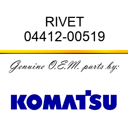 RIVET 04412-00519