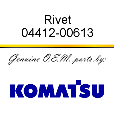 Rivet 04412-00613