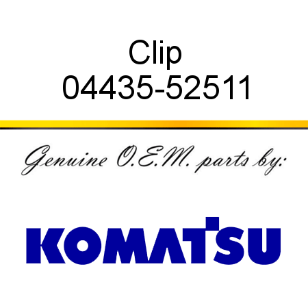 Clip 04435-52511