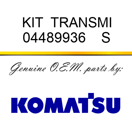 KIT  TRANSMI 04489936    S